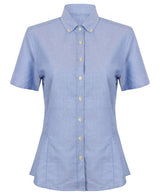 Henbury Women's Modern Short Sleeve Oxford Shirt