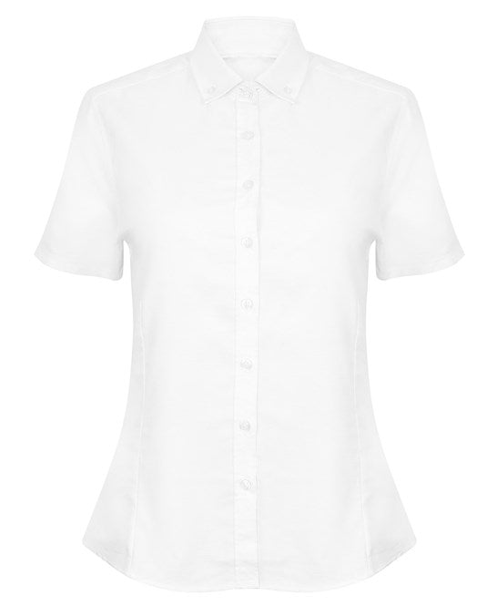 Henbury Women's Modern Short Sleeve Oxford Shirt