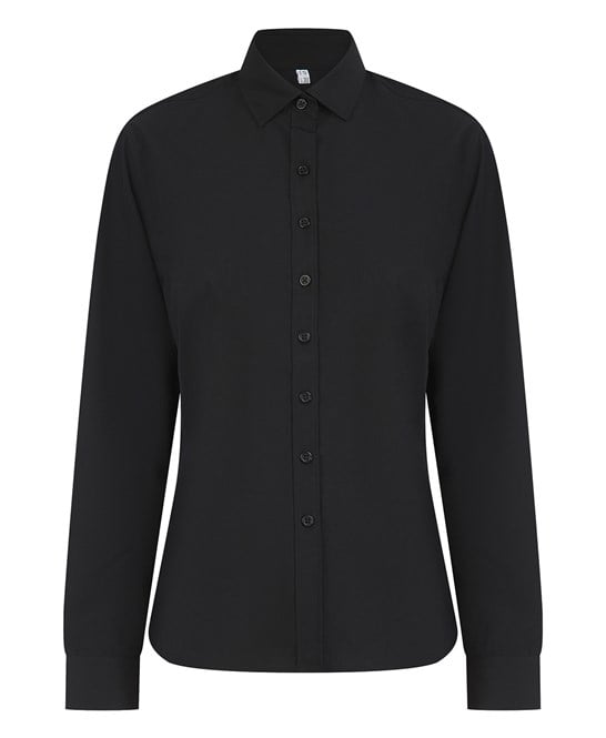 Henbury HB583 Women’s Long Sleeve ‘cotton-Feel’ Coolplus® Shirt