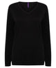 Henbury Women's 12 Gauge V-Neck Jumper