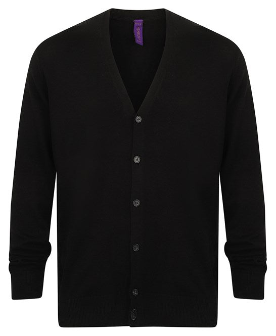 Henbury V-Button Cardigan