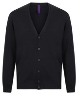 Henbury V-Button Cardigan