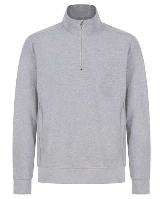 Henbury Unisex Sustainable ¼-Zip Sweatshirt