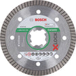 Bosch Professional X-LOCK Ceramic Extraclean Turbo Diamond Cutting Disc - 115x22.23x1.4x7 mm - Best for Ceramic