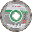 Bosch Professional X-LOCK Ceramic Extraclean Turbo Diamond Cutting Disc - 125x22.23x1.4x7 mm - Best for Ceramic