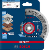 Bosch Professional X-LOCK Diamond Cutting Disc - MultiMaterial, 125 x 22.23 x 2.4 x 12 mm