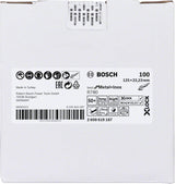 Bosch Professional X-LOCK Fibre Disc R780 - Best for Metal + Inox - 125 x 22.23 mm, G80