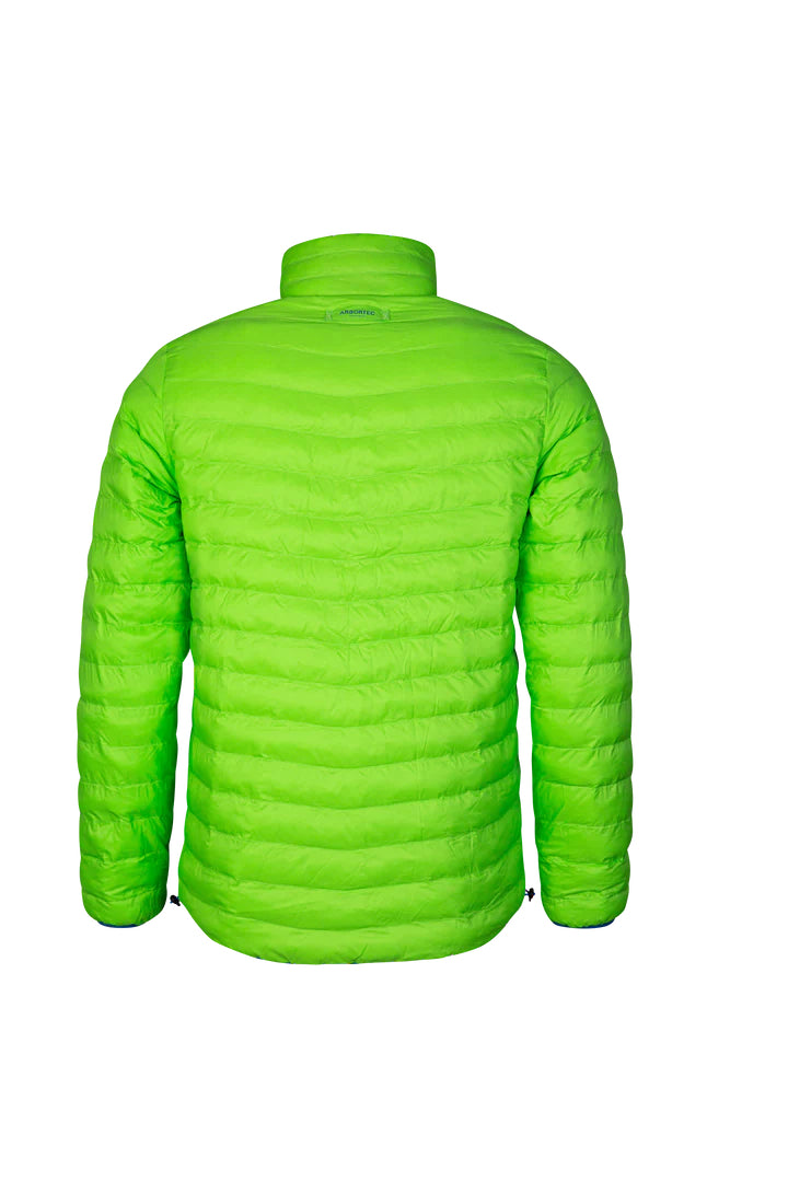 Arbortec Insulated Jacket Lime/Blue #colour_lime-blue