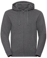 Russell Europe Authentic Melange Zipped Hood Sweatshirt