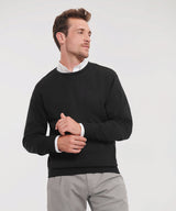 Russell Collection Crew Neck Knitted Pullover