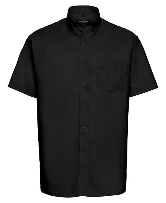 Russell Collection Short Sleeve Easycare Oxford Shirt