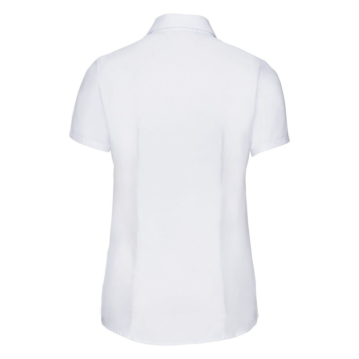 Russell Collection Women's Short Sleeve Herringbone Shirt