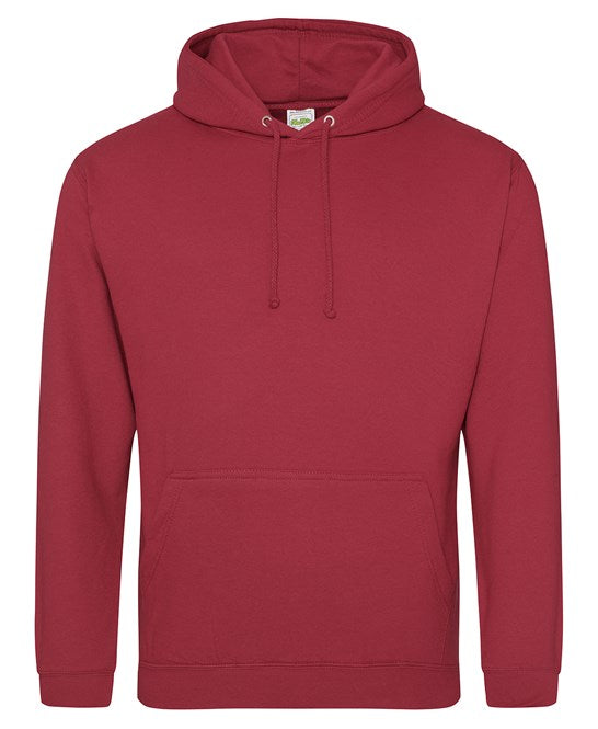 Awdis Just Hoods College Hoodie - Brick Red