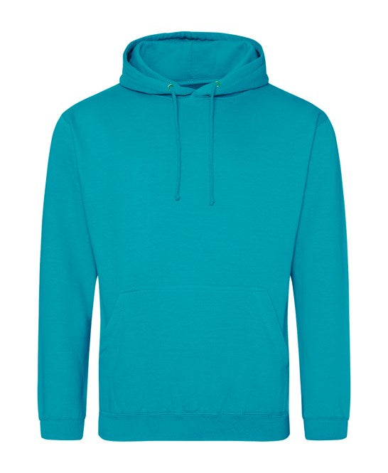 Awdis Just Hoods College Hoodie - Lagoon Blue