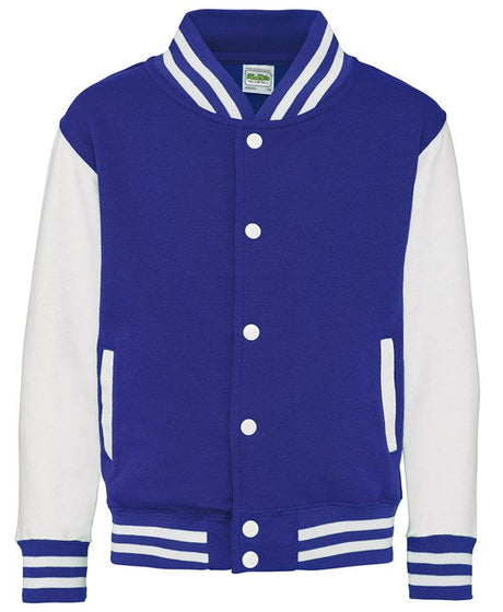 Awdis Just Hoods Kids Varsity Jacket