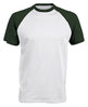 Kariban Baseball Short-Sleeved Two-Tone T-Shirt