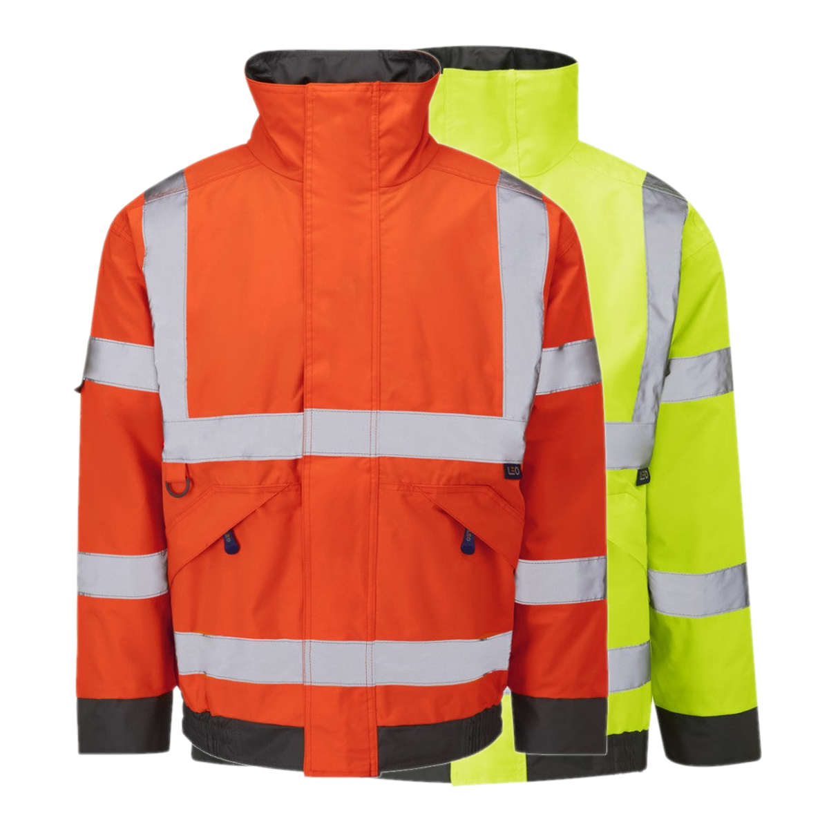 Leo Workwear CHIVENOR Leo EcoViz 4K Baffle Lined Bomber Jacket
