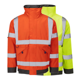 Leo Workwear CHIVENOR Leo EcoViz 4K Baffle Lined Bomber Jacket
