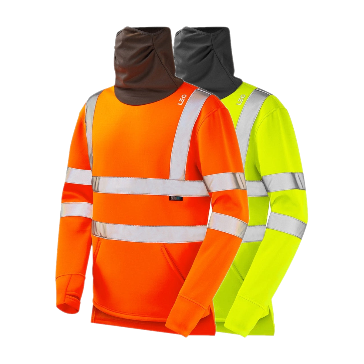 Leo Workwear COMBESGATE Leo EcoViz Snood Sweatshirt