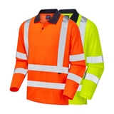 Leo Workwear SWIMBRIDGE Leo EcoViz Comfort Sleeved Polo Shirt