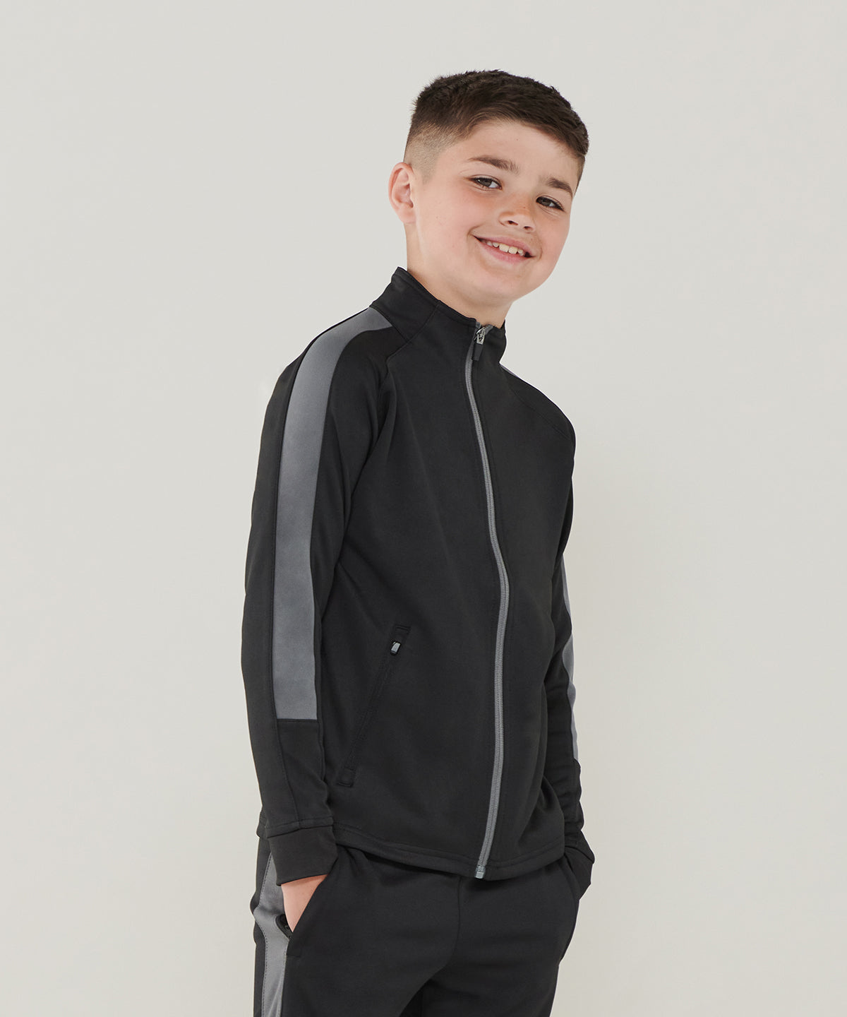 Finden & Hales Kids Knitted Tracksuit Top