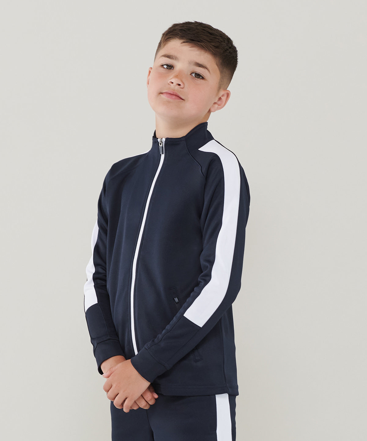 Finden & Hales Kids Knitted Tracksuit Top