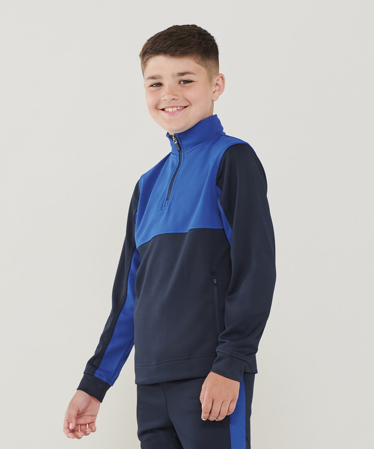 Finden & Hales Kids ¼-Tracksuit Top