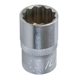 King Dick Socket Sd 3/8" Whitworth 12Pt