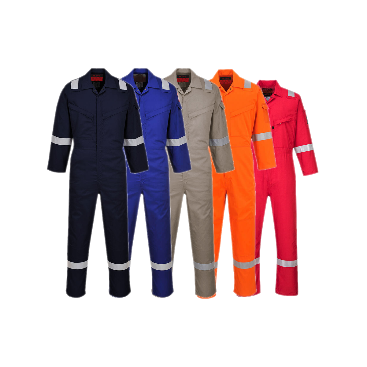 Portwest Araflame Silver Coveralls
