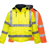 Portwest Bizflame Rain Hi-Vis Antistatic FR Bomber Jacket