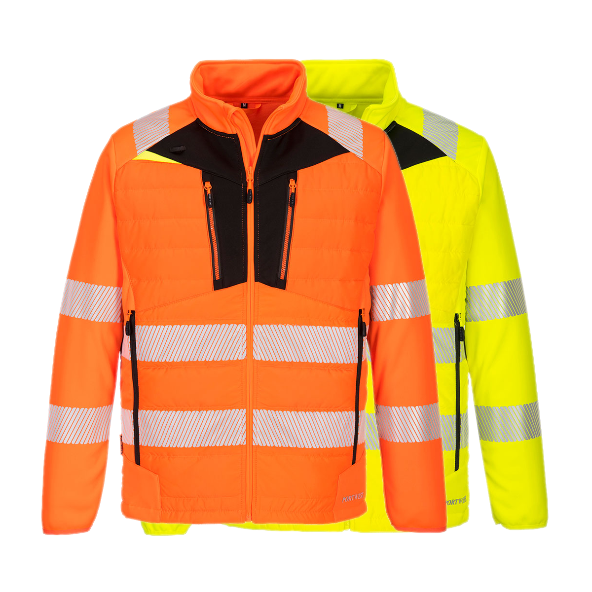 Portwest DX4 Hi-Vis Hybrid Baffle Jacket
