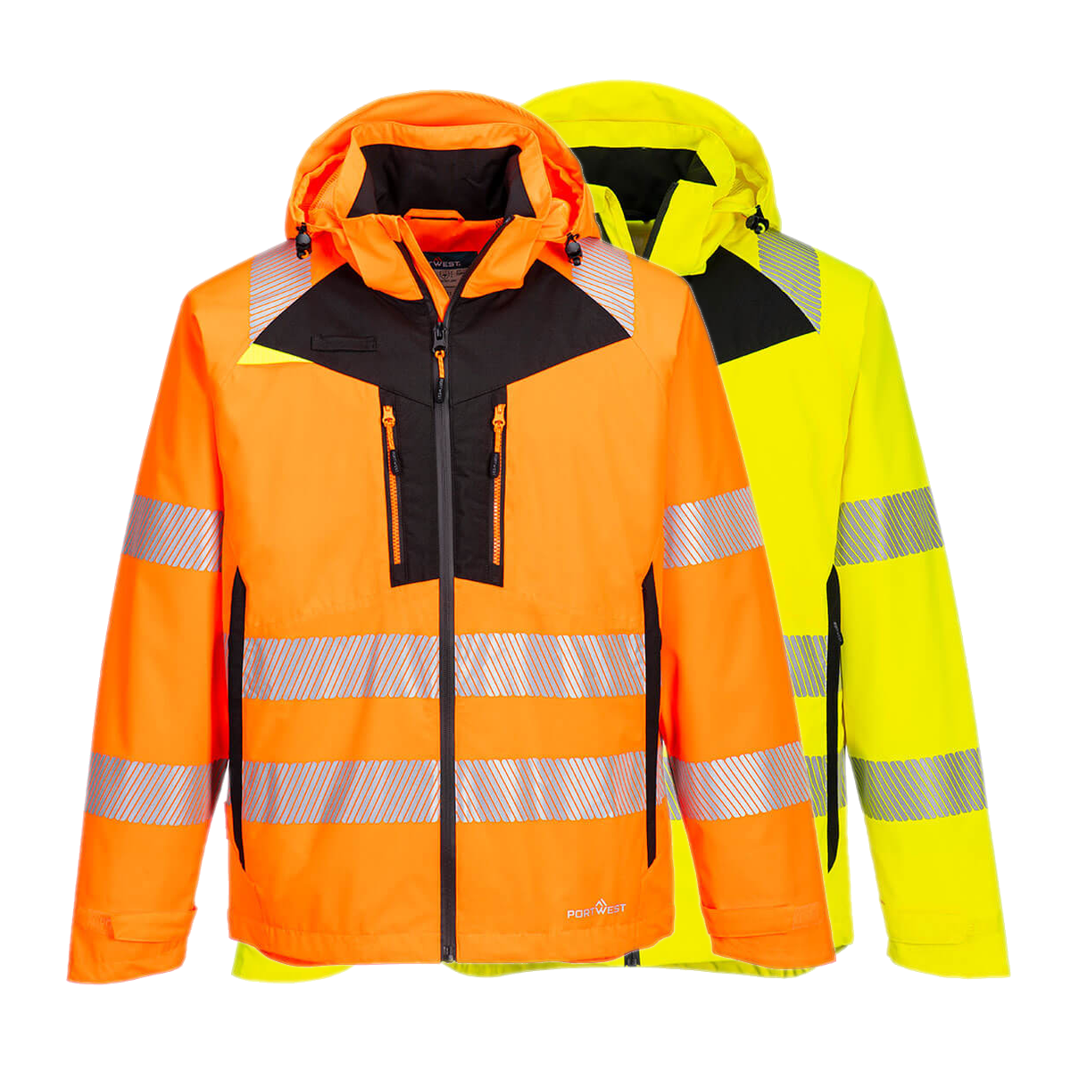 Portwest DX4 Hi-Vis Rain Jacket