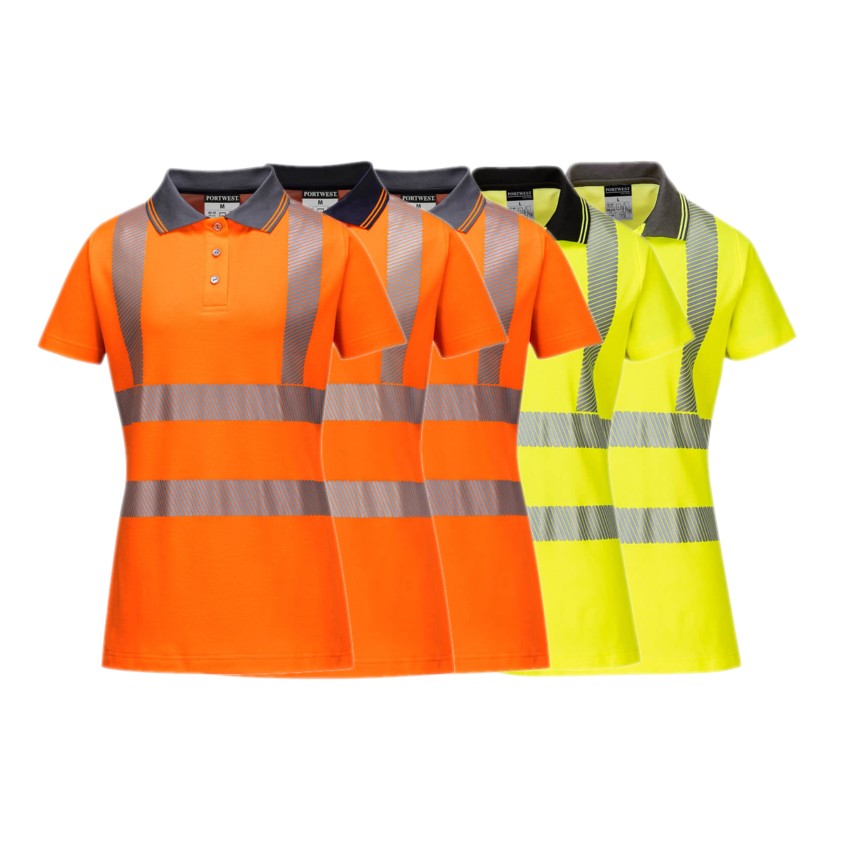 Portwest Hi-Vis Ladies Pro Polo Shirt