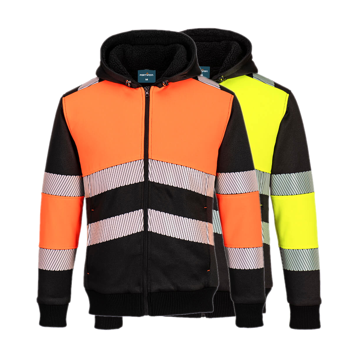 Portwest PW3 Zipped Class 1 Winter Hoodie