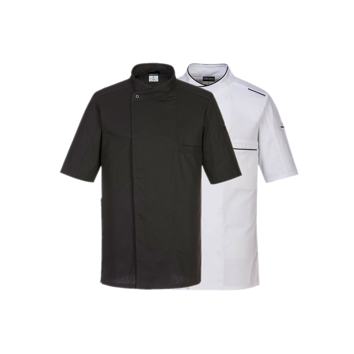 Portwest Surrey Chef Jacket Short Sleeve