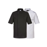 Portwest Surrey Chef Jacket Short Sleeve