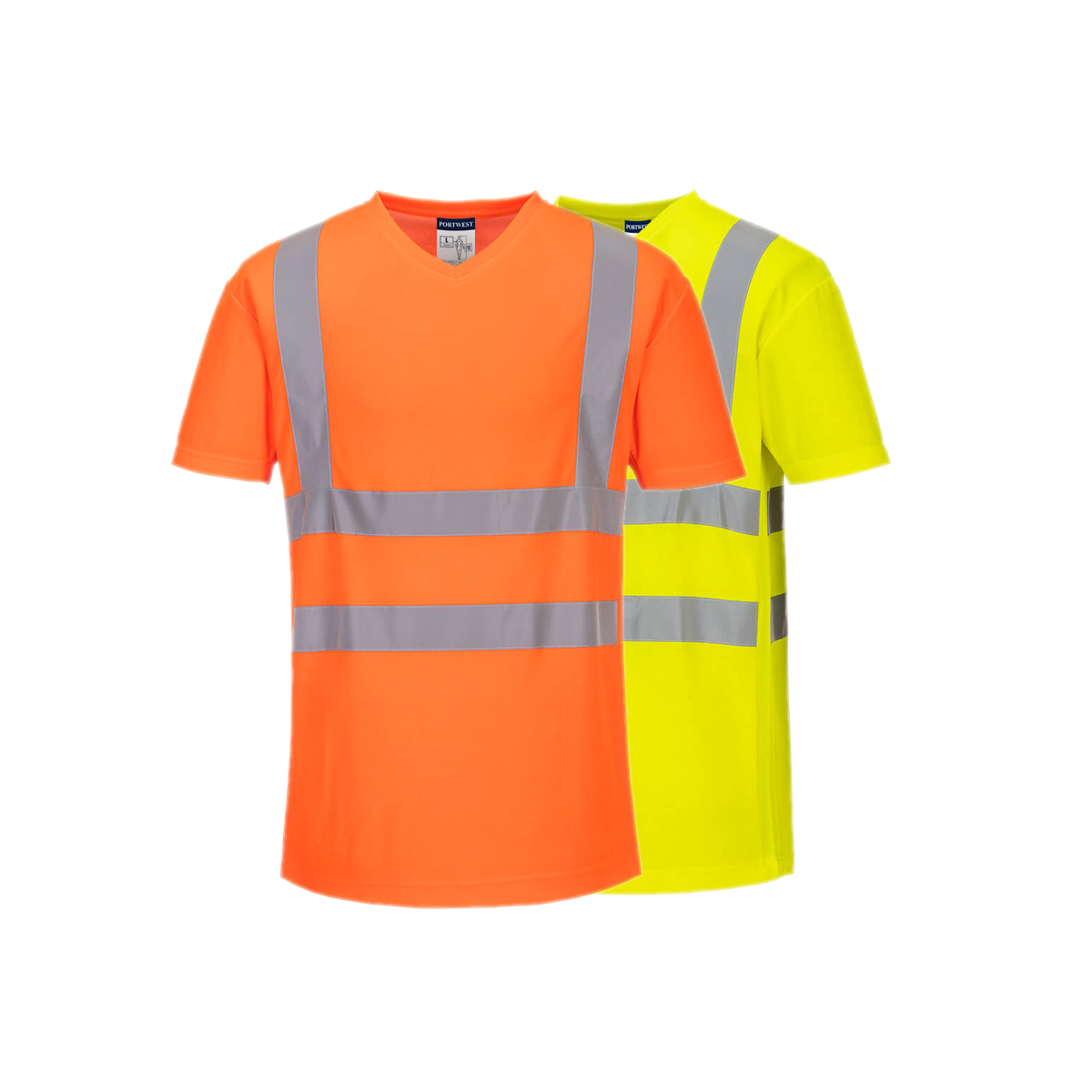 Portwest V-Neck T-Shirt Mesh Inserts