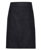 Premier Division Waxed-Look Denim Waist Apron