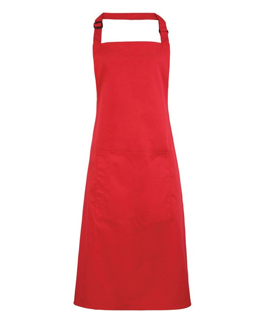 Premier Colours Bib Apron With Pocket