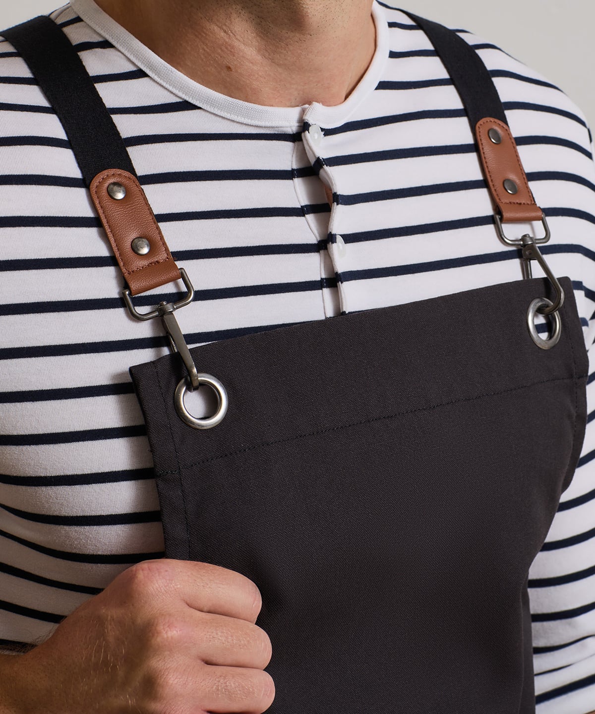 Premier PR182 Clip ‘n’ Clasp Cross-Back Bib Apron