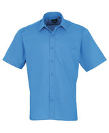 Premier Short Sleeve Poplin Shirt - Sapphire