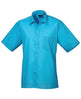 Premier Short Sleeve Poplin Shirt - Turquoise