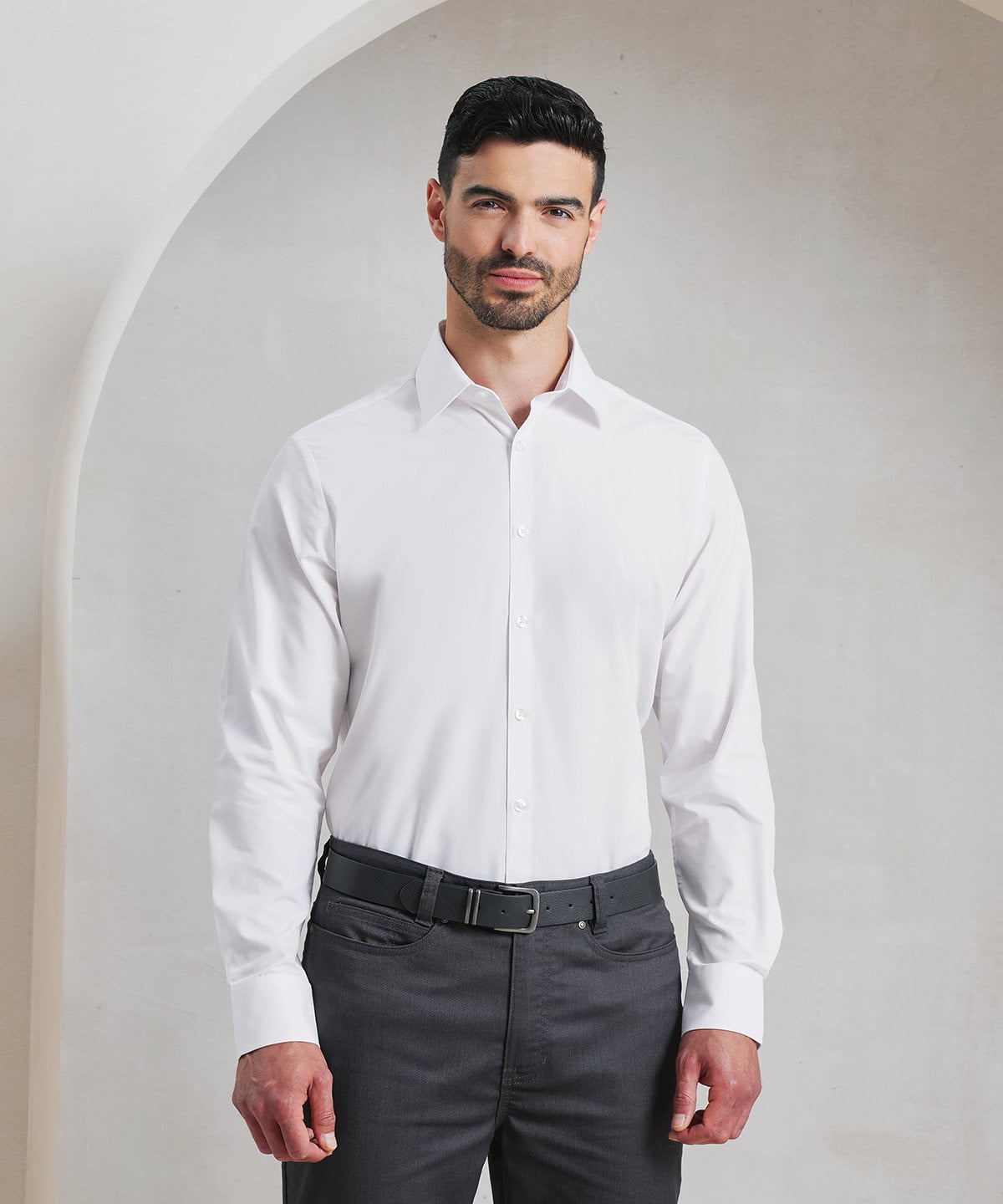 Premier PR203 Long Sleeve ‘recyclight’ Poplin Shirt
