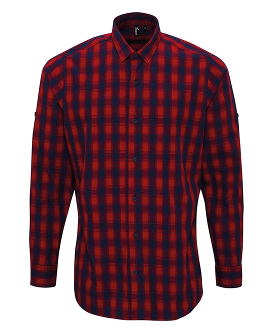 Premier Mulligan Check Cotton Long Sleeve Shirt