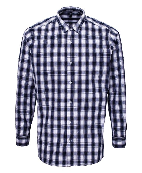 Premier Mulligan Check Cotton Long Sleeve Shirt