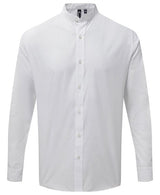 Premier Banded Collar Grandad Long Sleeve Shirt