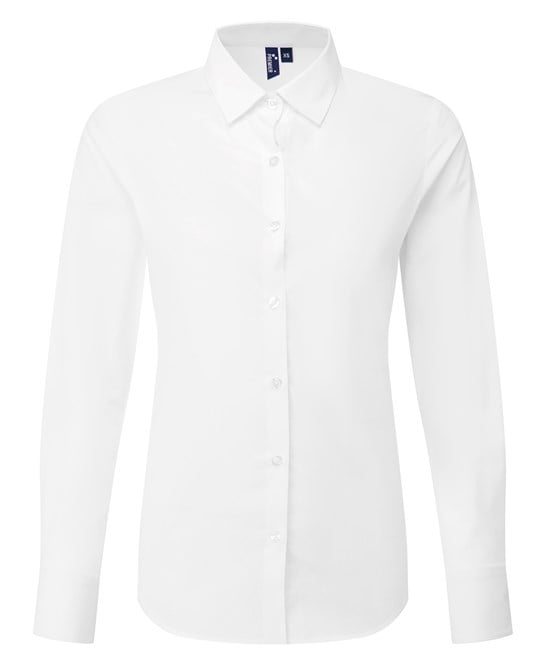 Premier PR303 Women’s Long Sleeve ‘recyclight’ Poplin Shirt