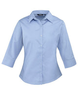 Premier Women's ¾ Sleeve Poplin Blouse