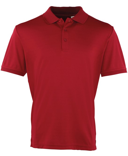 Premier Coolchecker® Piqué Polo - Burgundy