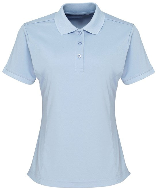 Premier Women's Coolchecker® Piqué Polo - Light Blue